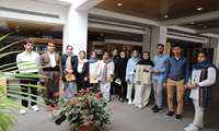 بازدید دانشجویان زبان و ادبیات کردی دانشگاه کردستان از فرهنگستان زبان و ادب فارسی